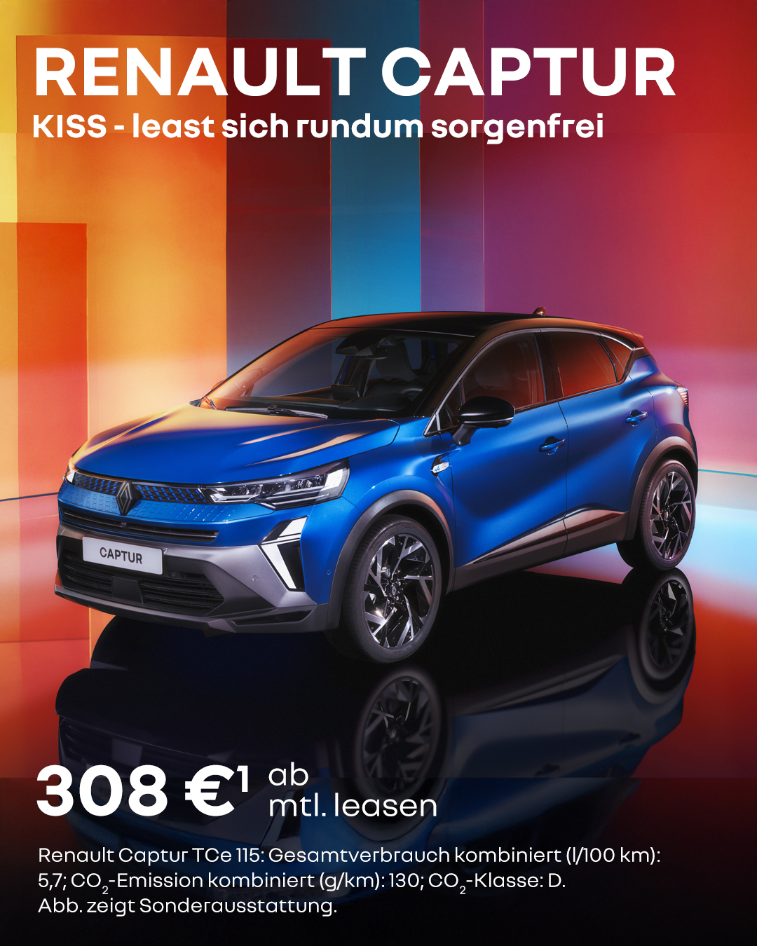 Renault Captur Kiss Deal Finanzierungsangebot
